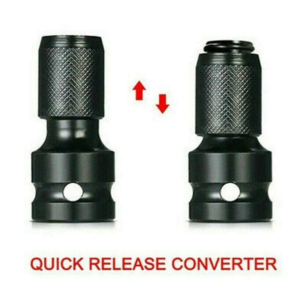 Converter For Impact Wrench Change Socket Adapter 1/2inch Drive to 1/4inch