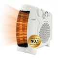 2 in 1 Fan Heater 2KW 2000W Small Portable Electric Hot Warm Air Upright Flatbed