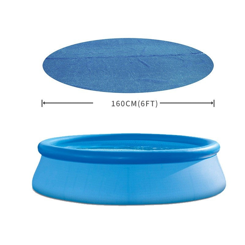 Solar Pool Cover for 8, 10, 12 & 15ft Inflatable Fast Set Paddling Swimming Pool