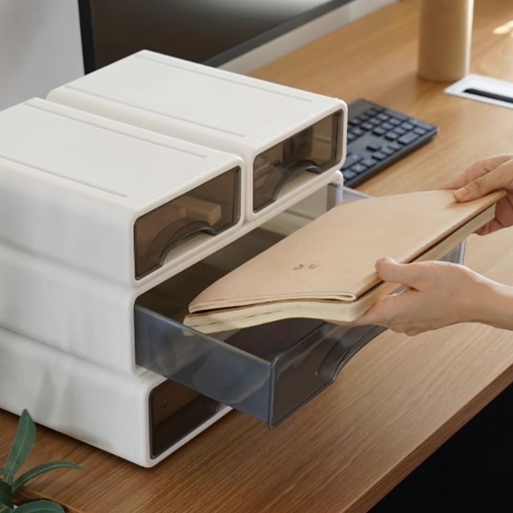 Storage Drawers Desk Organizer Box Desk Stationery Drawer Toiletries Storage