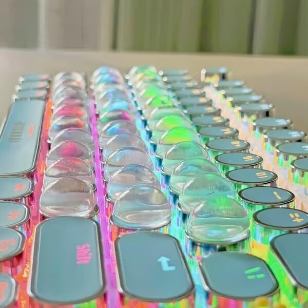 Keyboard Cover for Long Nails - Bubble Stickers for Keyboard
