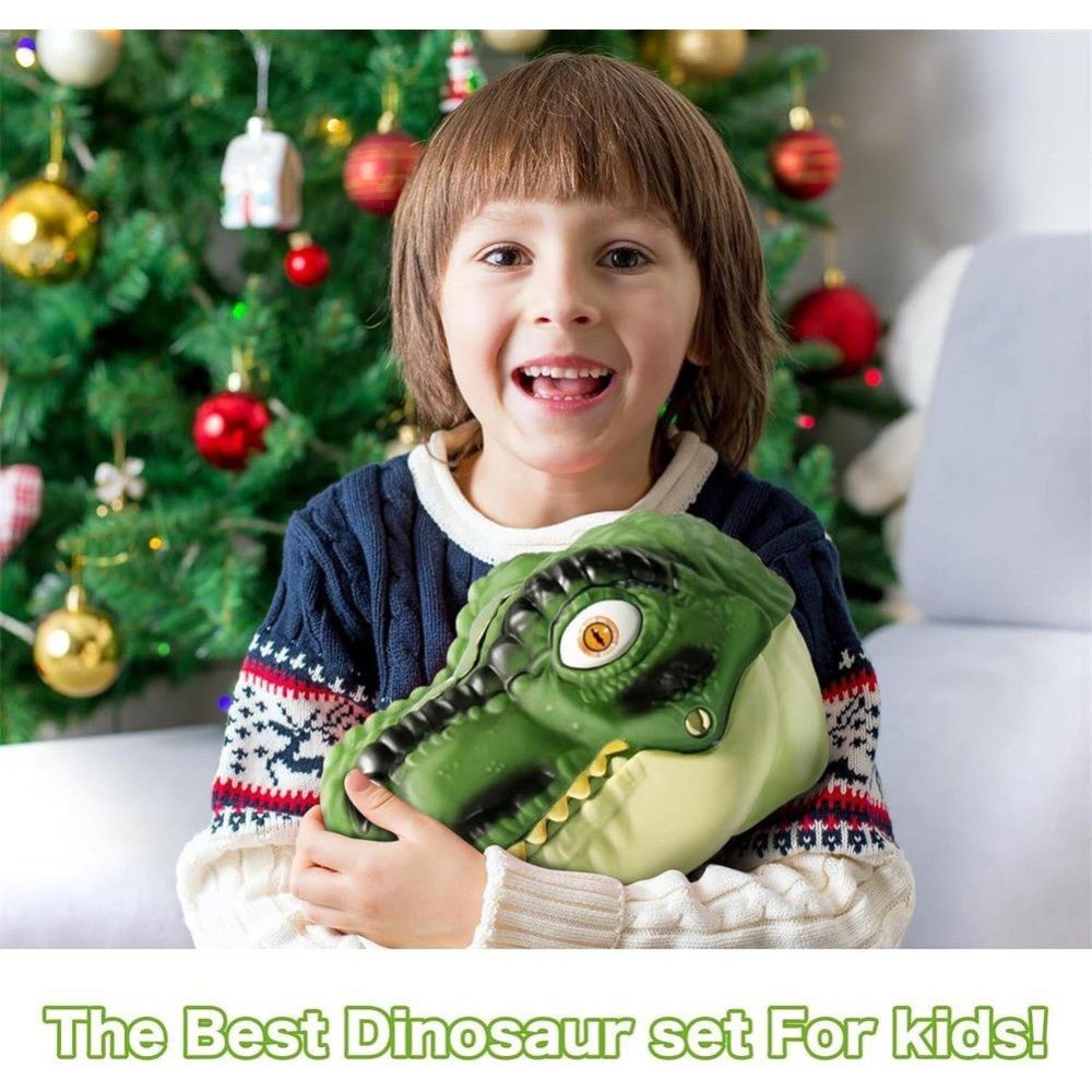 Dinosaur Toys for Kids 45PCS Realistic Dinosaurs Figures with Eggs&Trees&Fence