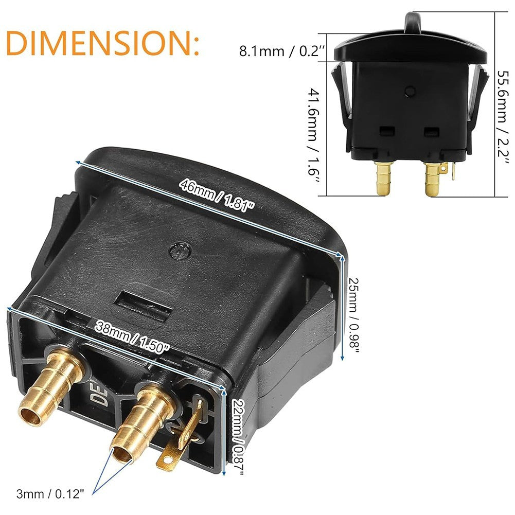 Electric Paddle Valve Switch for Air Suspension with Manual Paddle Activation