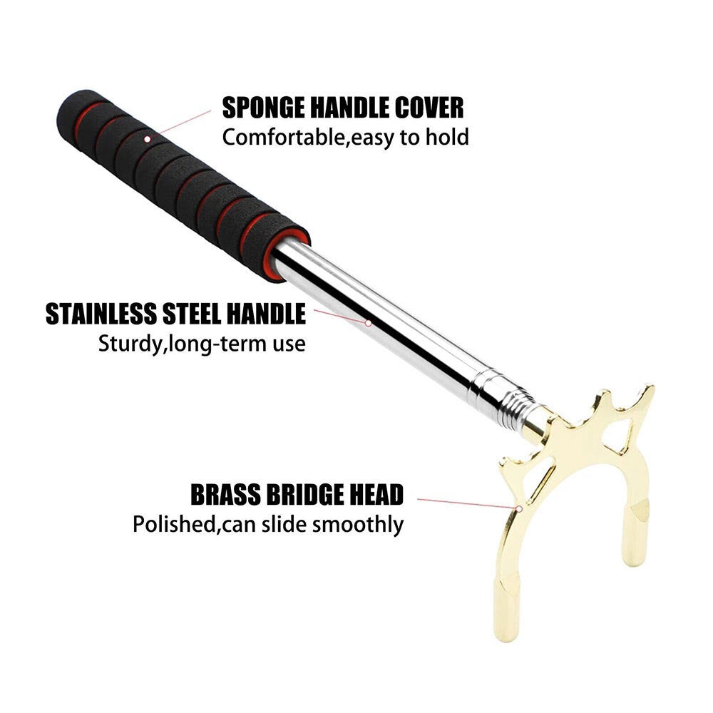 Billiards Pool Cue Stick Bridge Telescopic Snooker Cue Rest with Removable