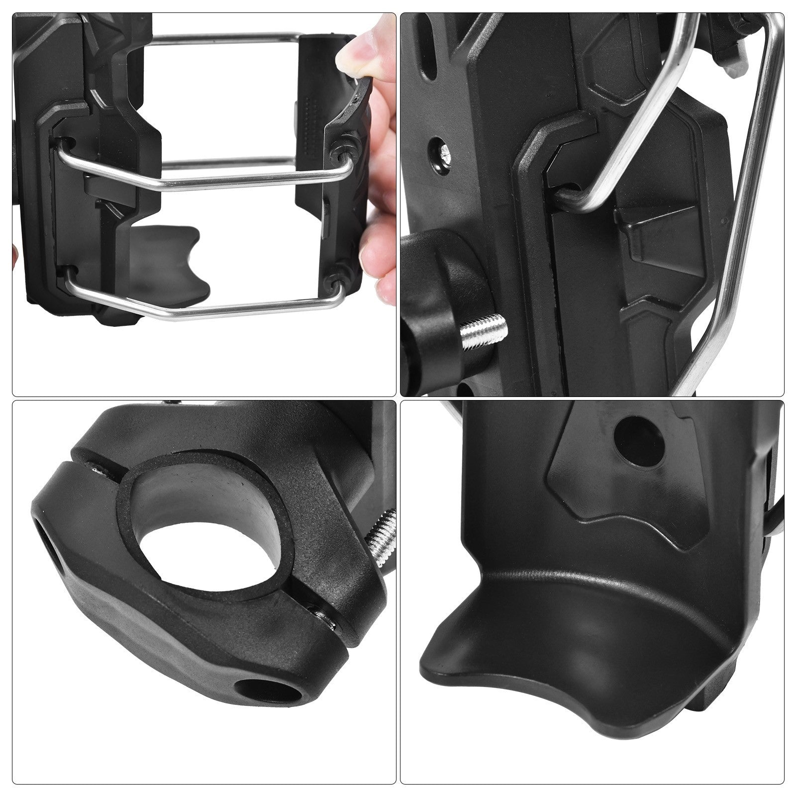 Self-Adjusting Cup Holder Handlebar Drink Bottle Holder For Bicycle Motorcycle