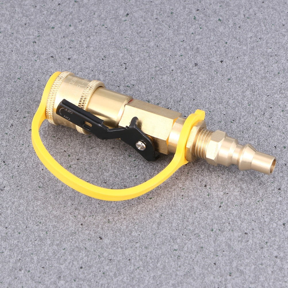 1/4 Inch Quick Gas Propane Ball Quick Regulator Connector for Outdoor Picnic BBQ