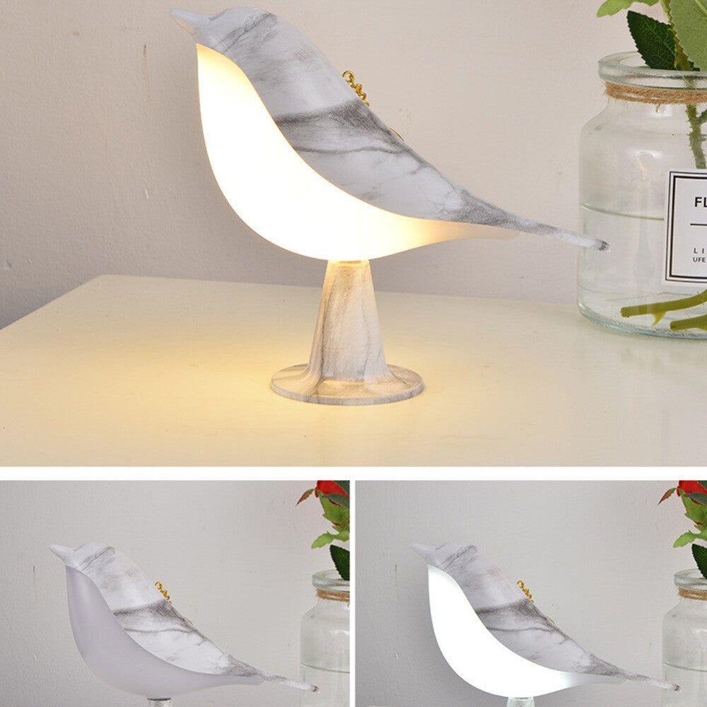 Modern Magpie Bird LED Table Lamp Bedside Night Light for Bedroom Decor Lighting