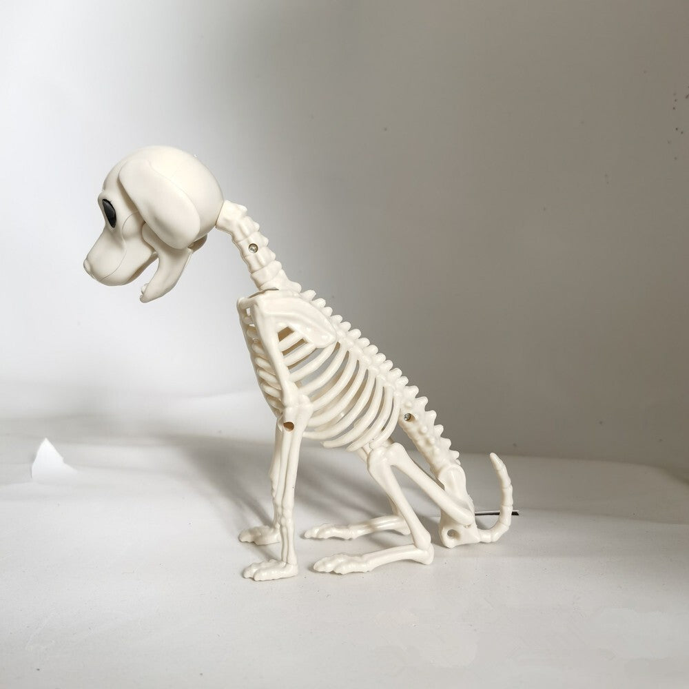 Halloween Scary Skeleton Dog Prop Animal Bones Party Shop Decoration Horror