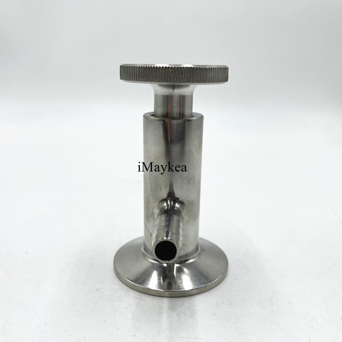 1/2" Clamp OD 50.5MM Sanitary Sampling Valve 316 Stainless Steel Silicone Seal