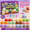 24PCS Squishy Dumpling Bao Bun Glitter Stress Relief Toy Mystery Blind Box