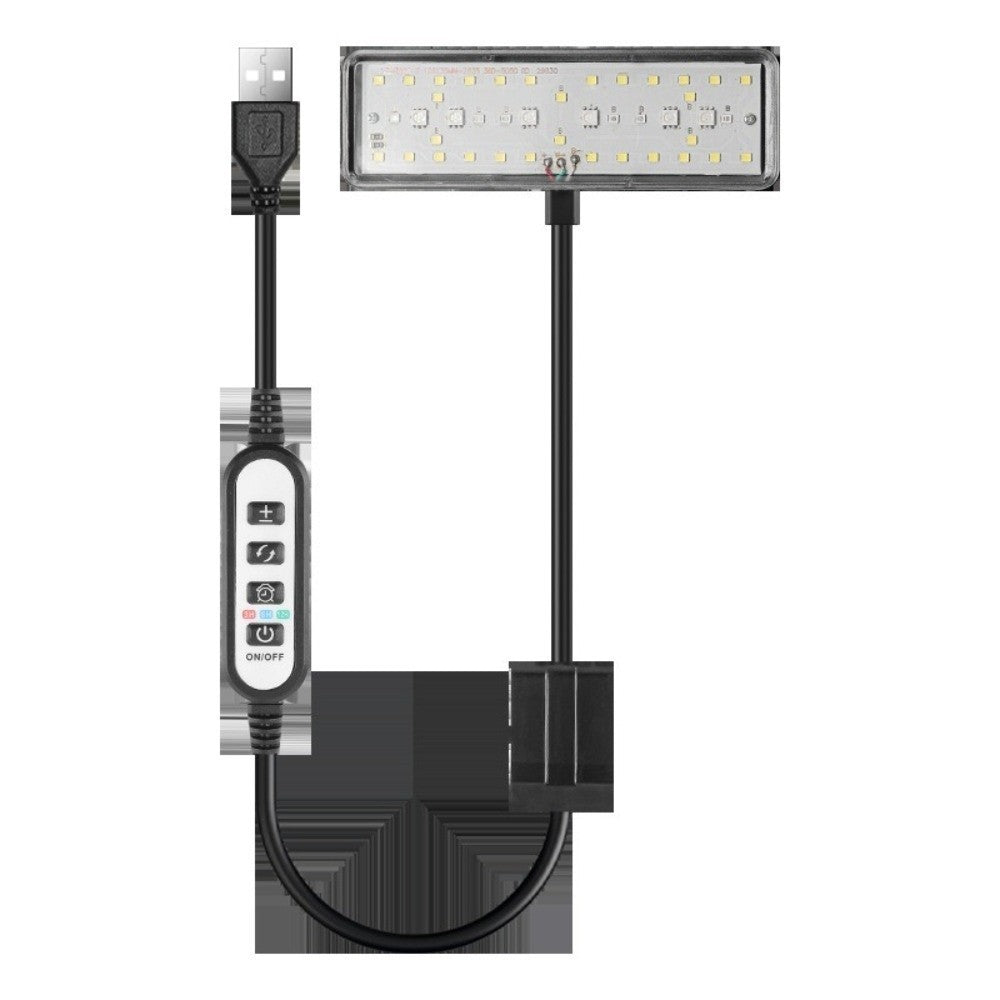 USB Aquarium LED Light Full Spectrum Aquatic Plant Grow Lamp Fish Tank Adjustabl