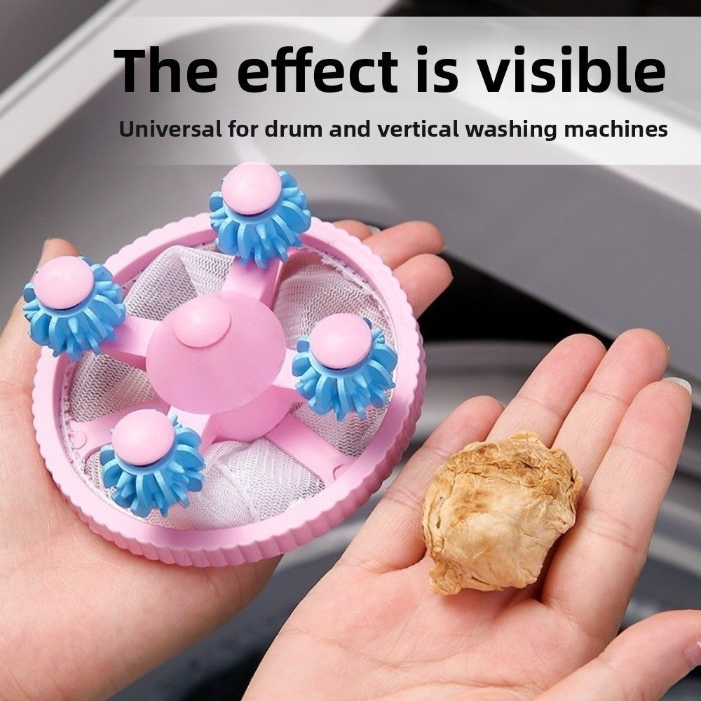 3pcs Reusable Laundry Pet Hair Catcher Lint Catcher  for Clothes Color Random
