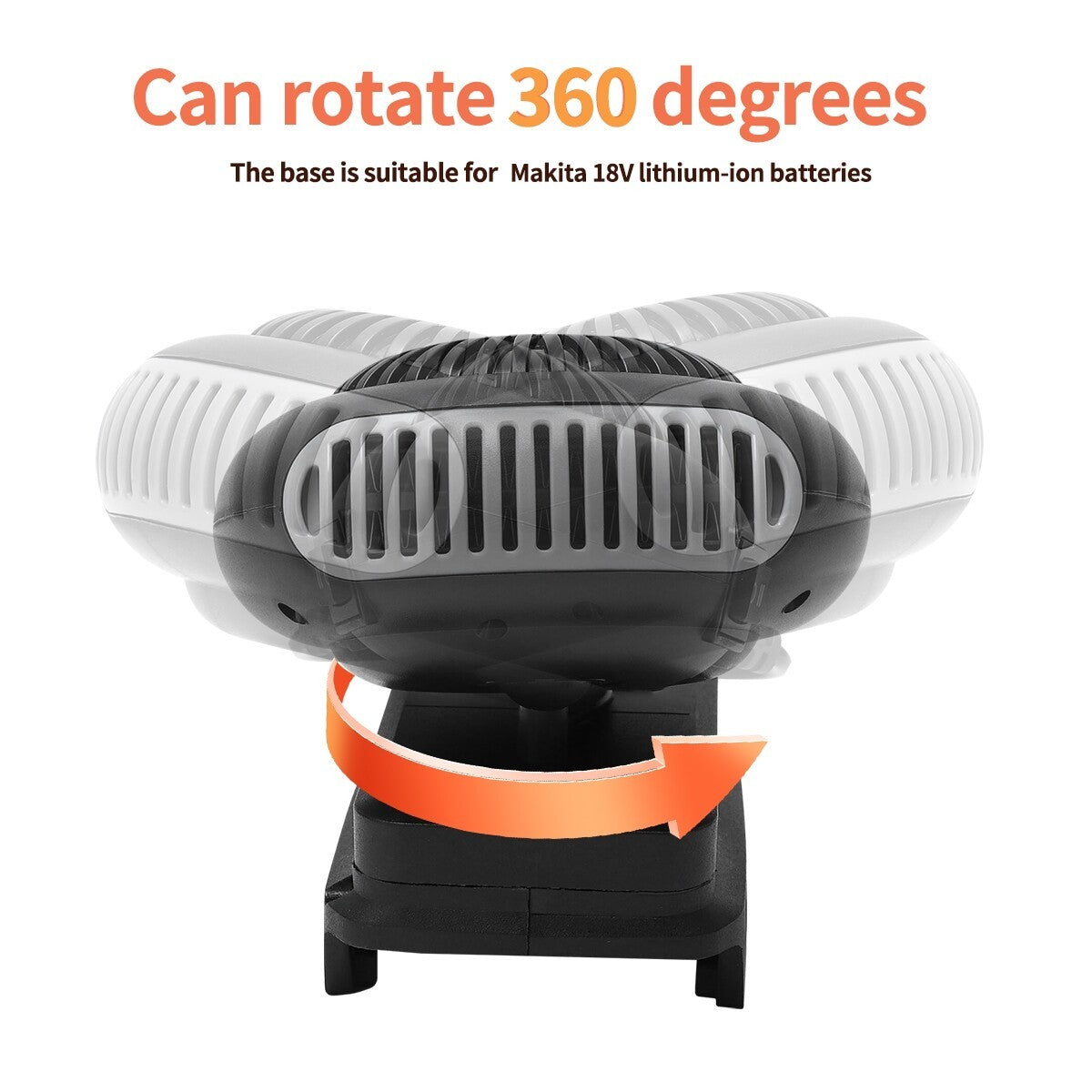 Space Heater Powered Electric Heater Fan For Makita 18V Battery with USB