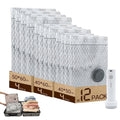 12x Vacuum Storage Bags Wireless Electric Air Pump Space Saver Bags Travel &Home