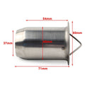 Universal 60mm Motorcycle Exhaust Pipe Muffler Silencer Db Killer Noise Reducer