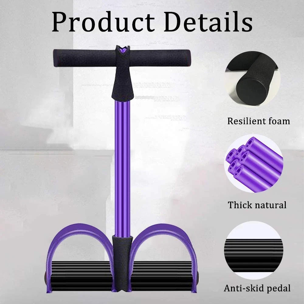 Resistance Bands for Full Body Workout – Portable Exercise Bands with Handles