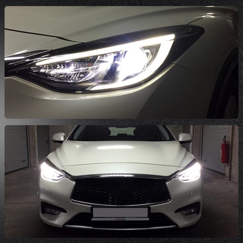 2X LED Headlight Main DRL Board Repair Module For Infiniti Q30 QX30 2017~2019