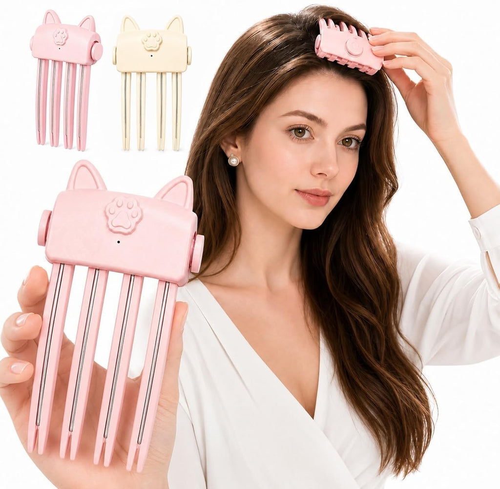Electric Cordless Heated Hair Volume Clip - Root Clips for Curly Hair Volume