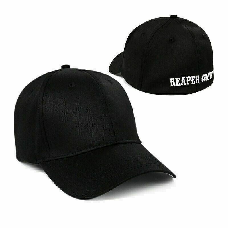 Sons Of Anarchy For Reaper Crew Baseball Cap Mens SOA Black Hat Hip Hop Trucker