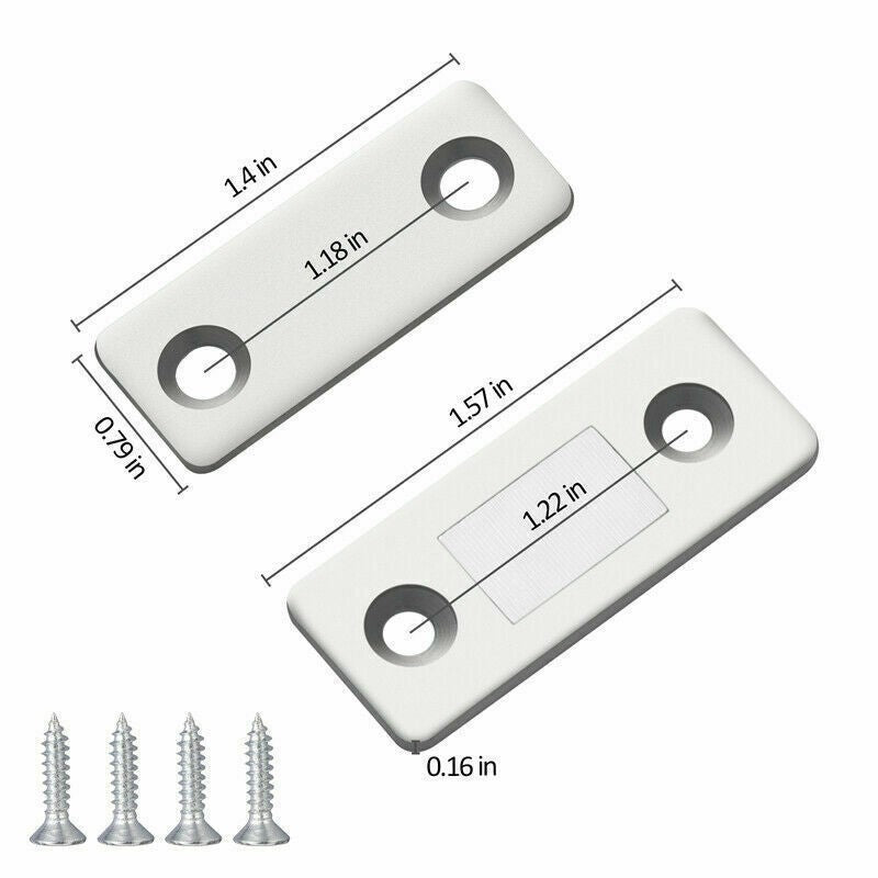 10set Strong Magnetic Catch Latch Ultra Thin For Door Cabinet Cupboard Closer