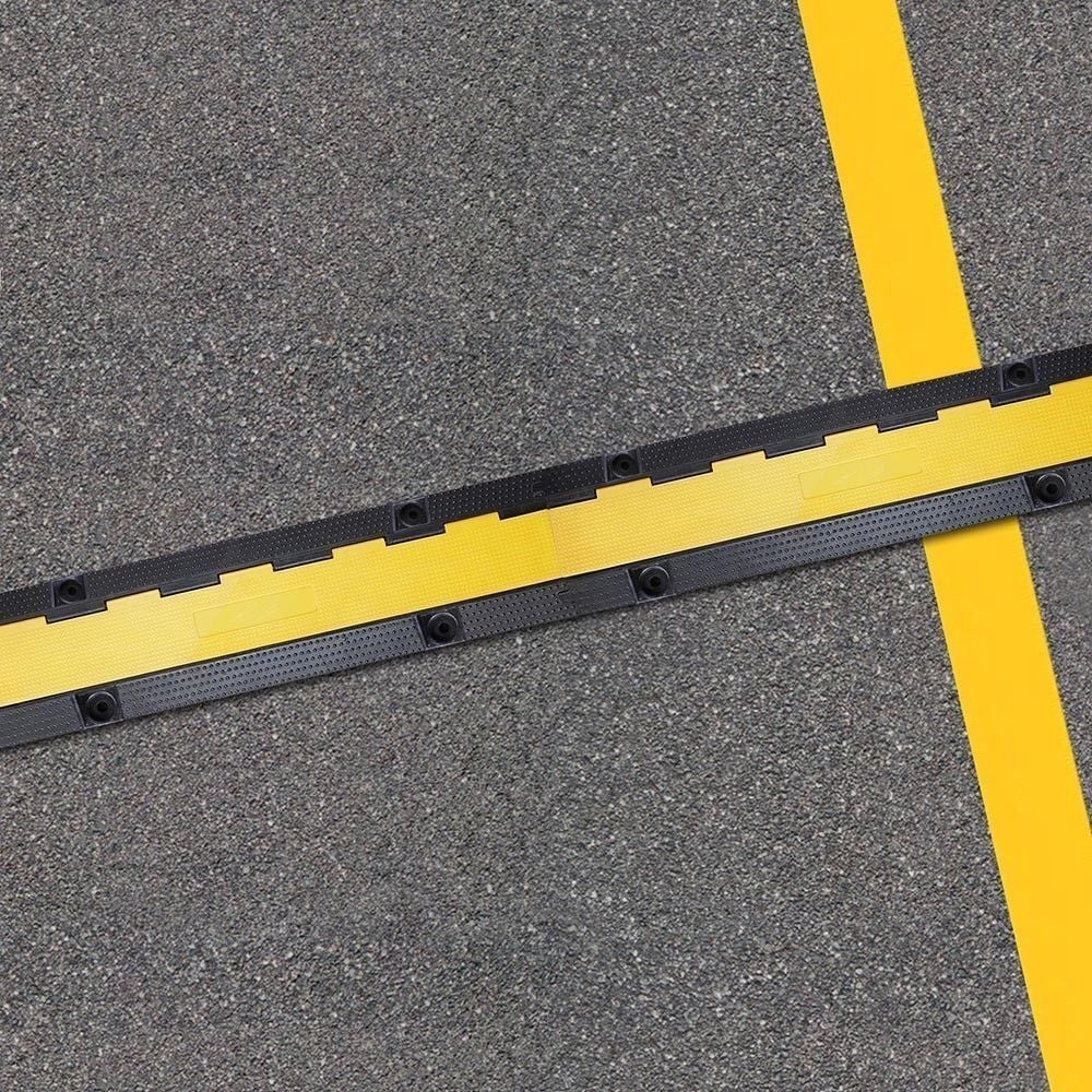 Heavy Duty 2 Channel Cable Protector Ramp 22000lbs Load Wire Cord Cover Guard UK