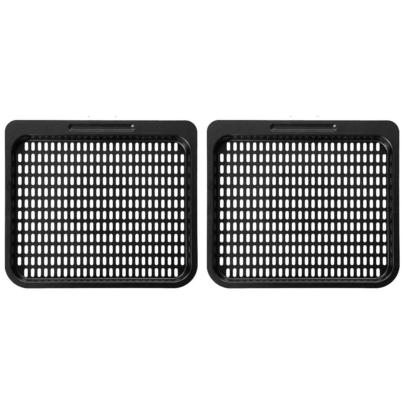 2X Cooking Tray Replacement, Mesh Cooking Rack Air Fryer  26cm*23cm*1.2cm