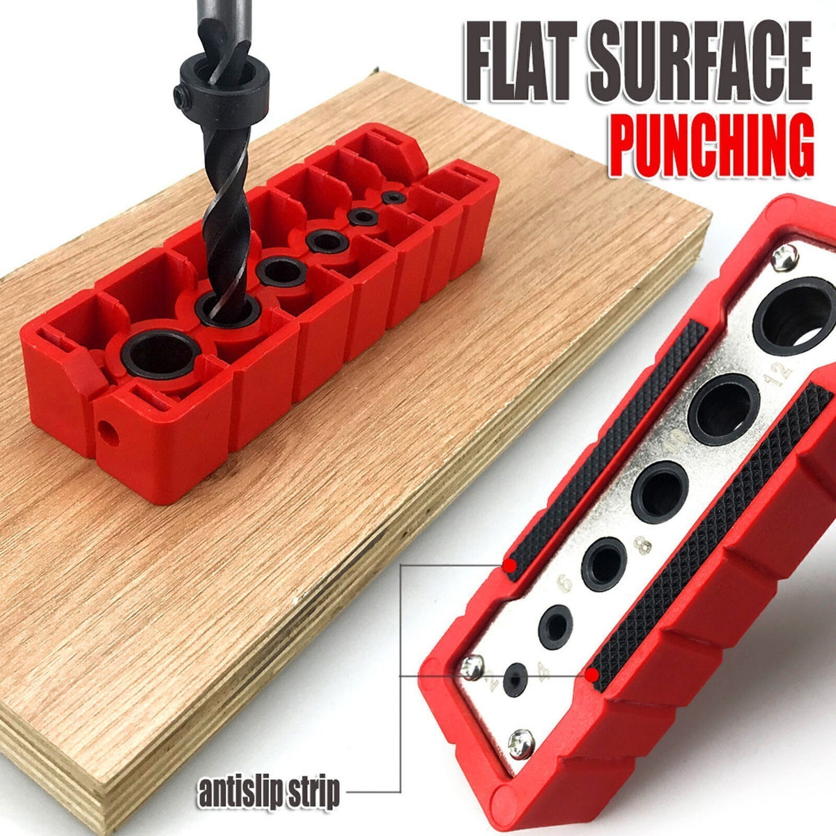 Portable Drilling Guide Handheld Drill Guide Drill Block Drilling Jig For 2mm