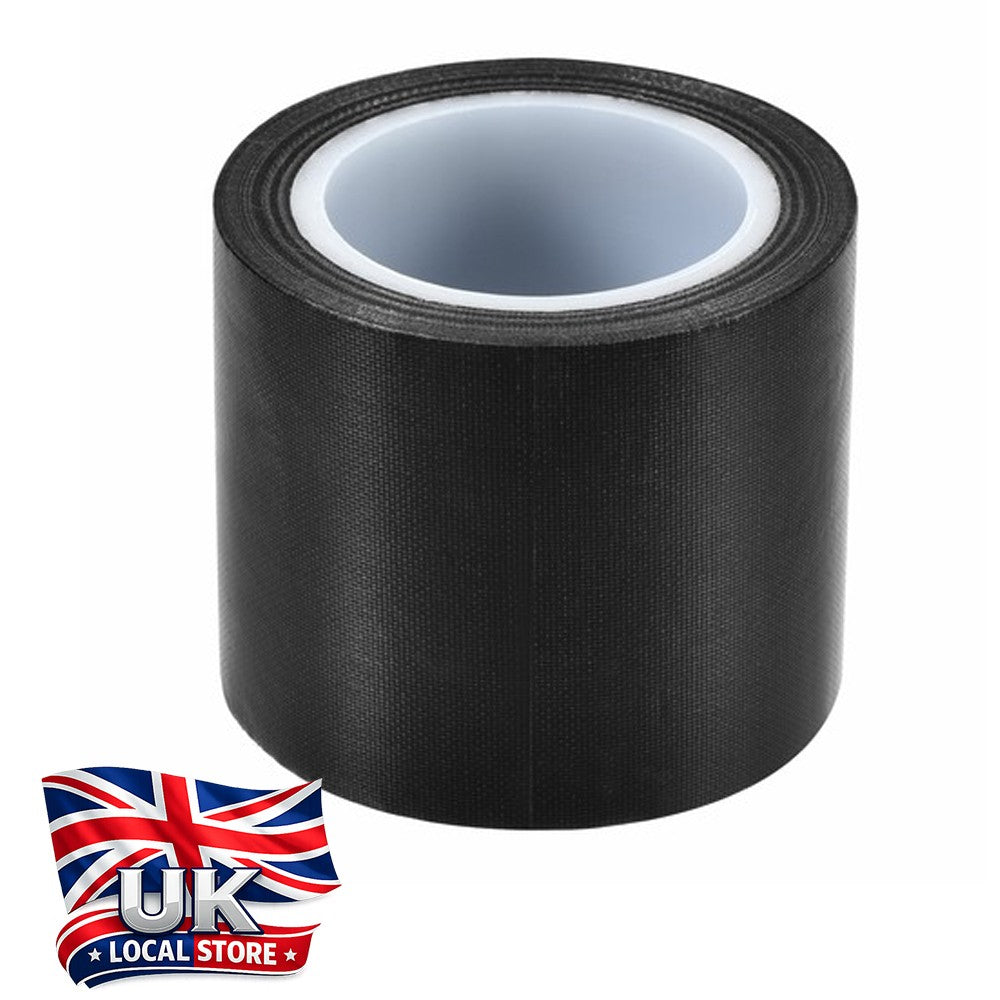 Heat Resistant Tape High Temperature Adhesive Tape 50mm Width 10m Length Black！