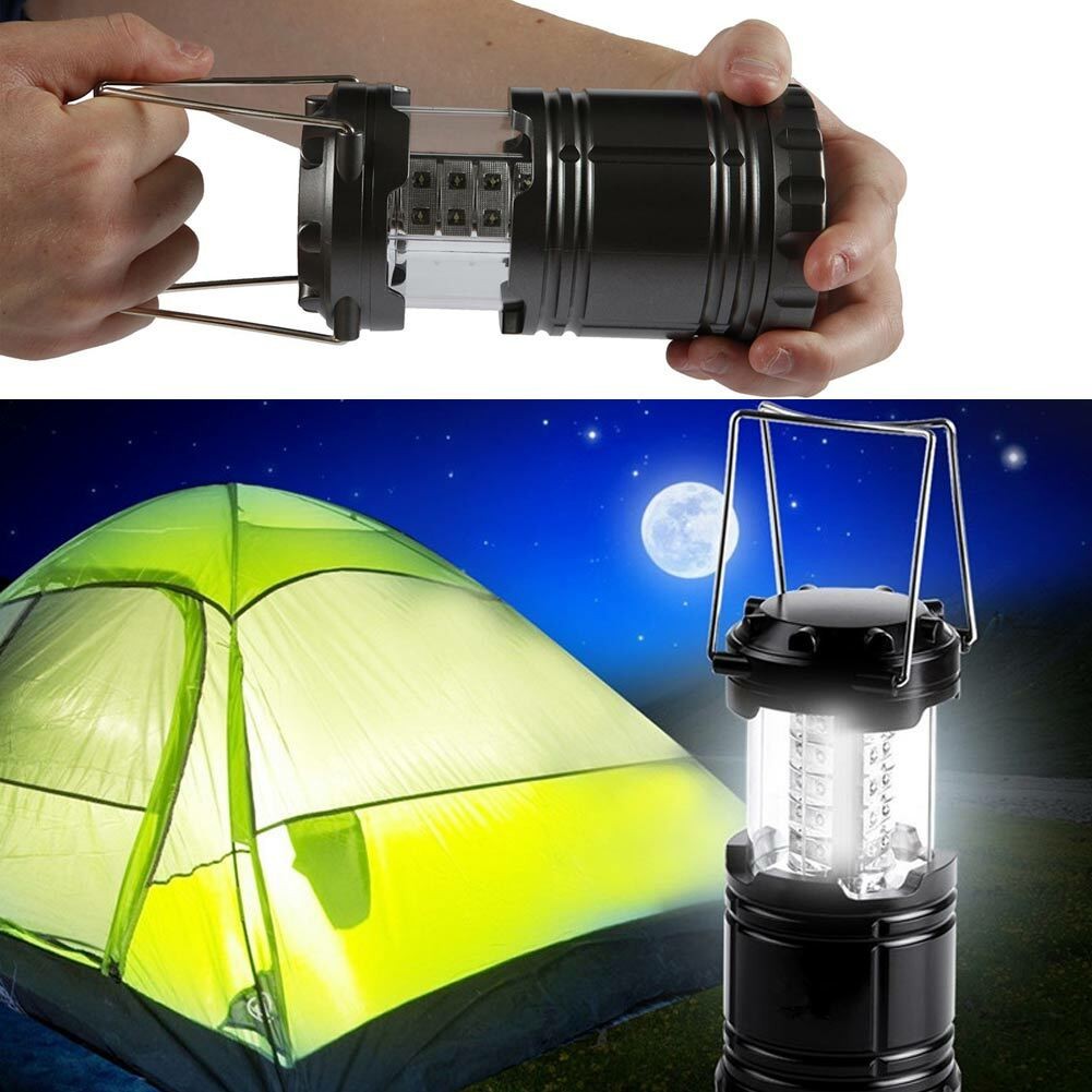 Bright Collapsible 30 LED Camping Lanterns Lights for Hiking Emergency Light