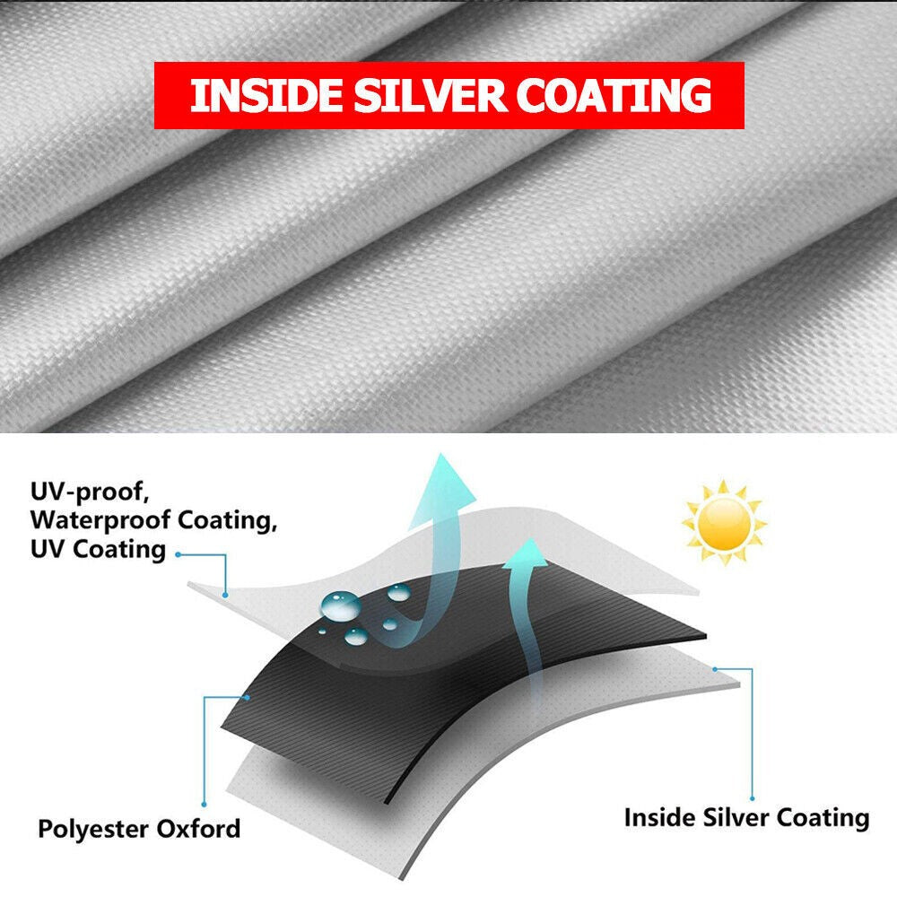 Universal Large Waterproof Lawn Mower Cover Heavy Duty Push Mower UV Protector