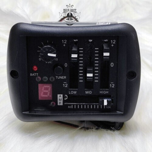 Acoustic Guitar Pickup 3 Band EQ Tuner Preamp Piezo For Yamaha Endpin