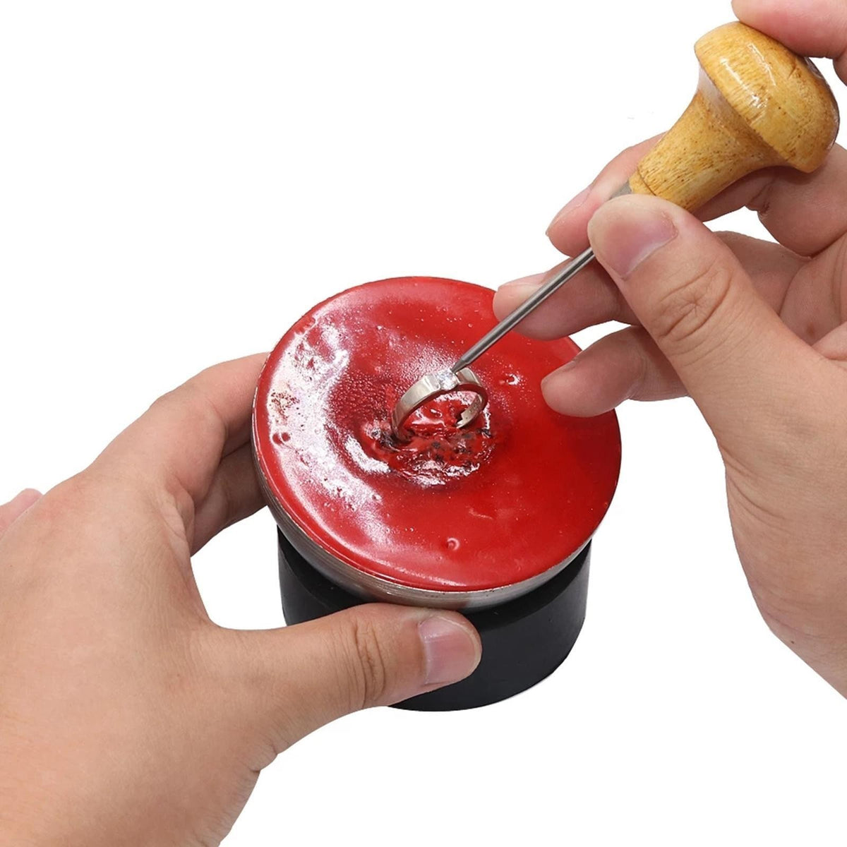 Jewelry Processing Making Sealing Wax Ball Stone Setting for Goldsmith