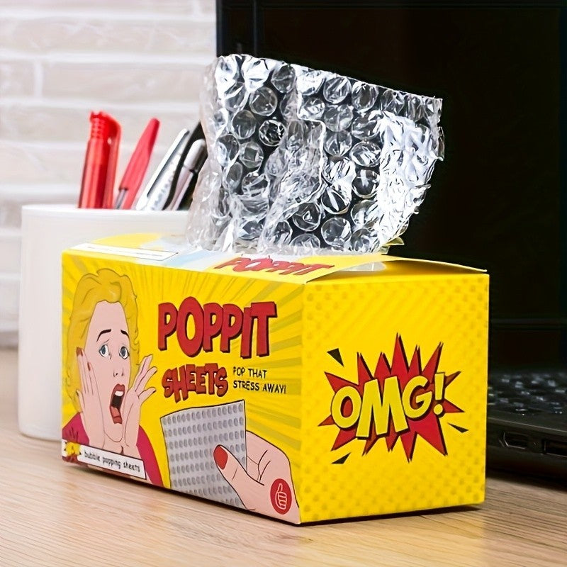 Take it easy! Bubble Paper Desktop relaxation tool bubble wrap Relieve stress