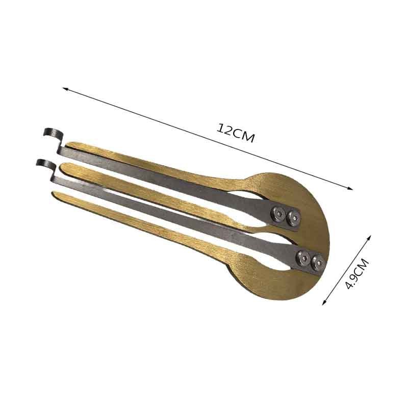 1 piece Portable Jaw Harp Double Tone Metal Ethnic Folk Instrument for Beginners