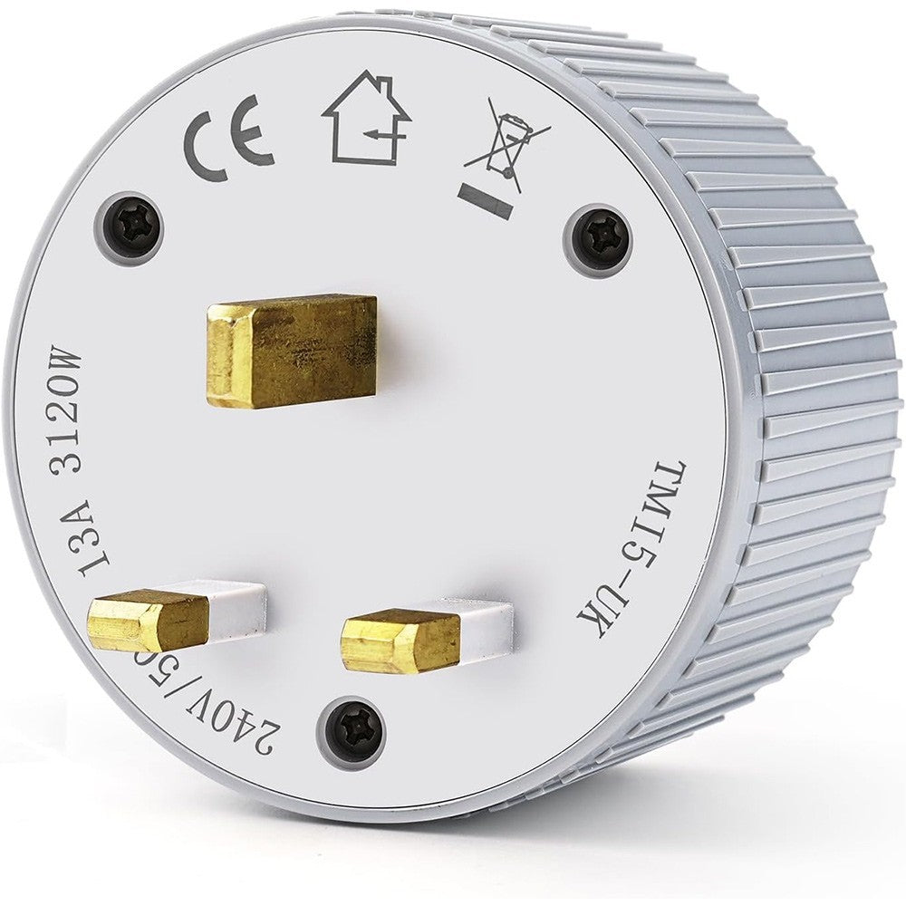 24 HOUR TIMER CLOCK SOCKET UK 3PIN MAINS PLUG IN TIMER SWITCH MECHANICAL