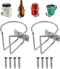 Universal Stainless Steel Car Drink Holder Cup Holders for Boat Truck Marine 2x