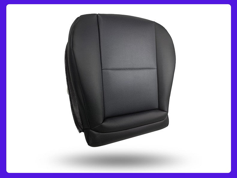 BLACK Fits 2007-2015 Mercedes-Benz C-Class Driver Bottom Seat Cover W204 UK