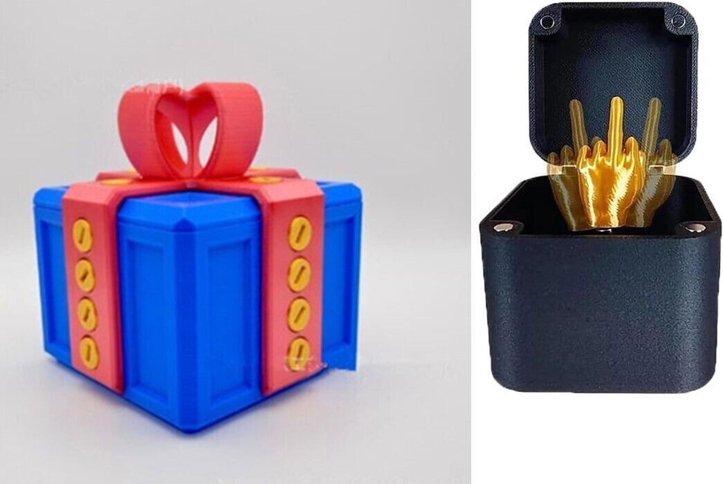 Fkn Box Fknbox with Fknfinger Annoying Gift Box with Screws HOT U
