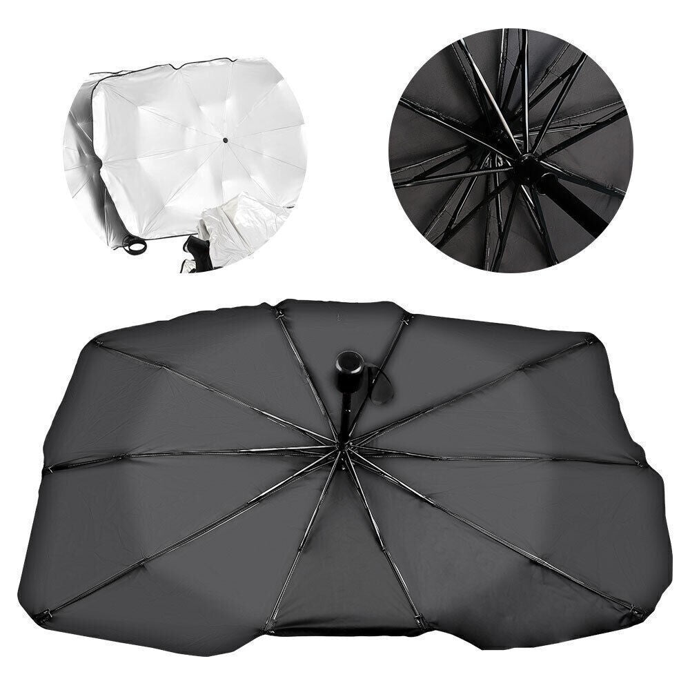 🔥Car Windscreen Sunshade Umbrella Front Window UV Reflector Foldable Sun Visor