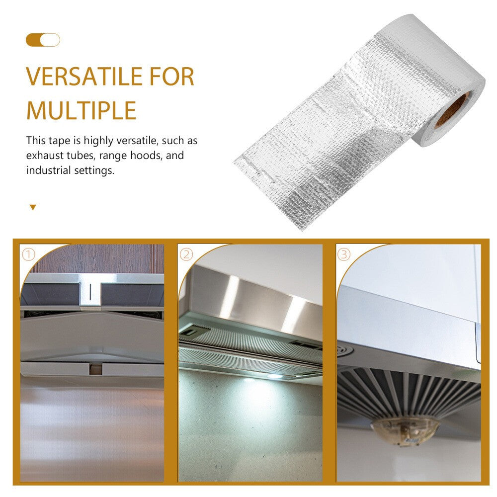 Insulated Aluminum Foil Cloth Heat Proof Tape Ducting Insulation