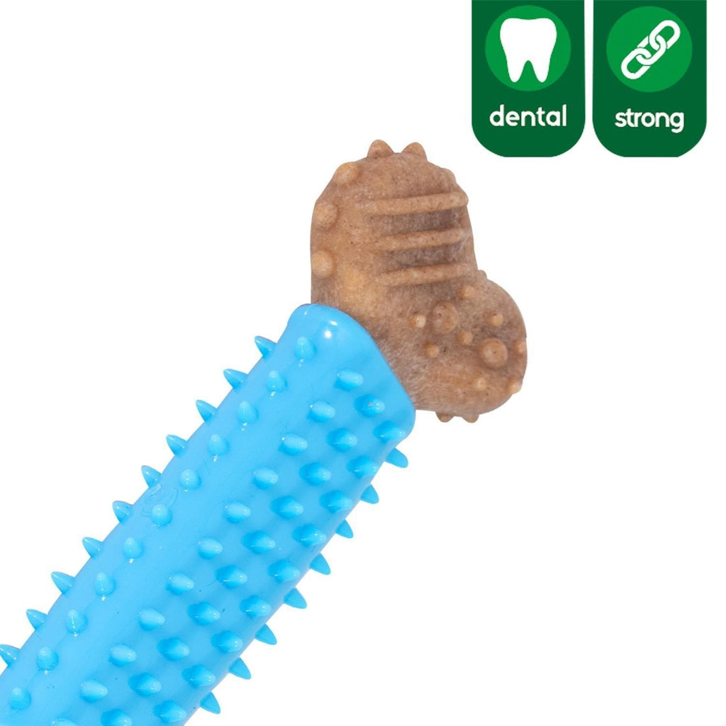 Set of 2 Bamboo Pet Dog Puppy Chew Toy Strong Durable Dental Health Natural