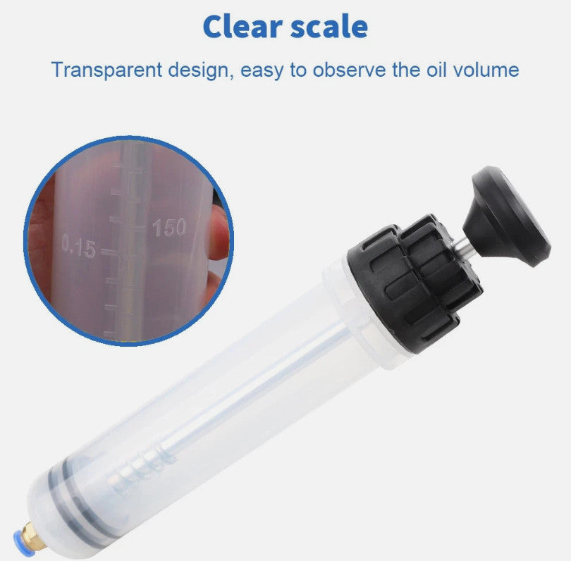 Manual Fluid Syringe Extractor 500cc Car Oil Transfer Suction Pump