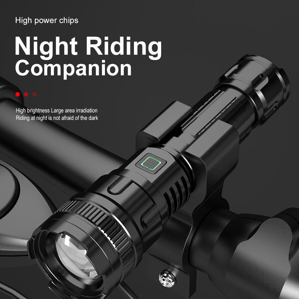 Super Bright USB Rechargeable LED Flashlight  Torch Tactical Lamp UK