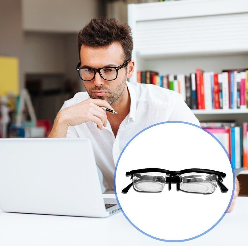 1Pc Variable Lens Adjustable Strength Glasses Presbyopia Eyeglasses -6d to +3D