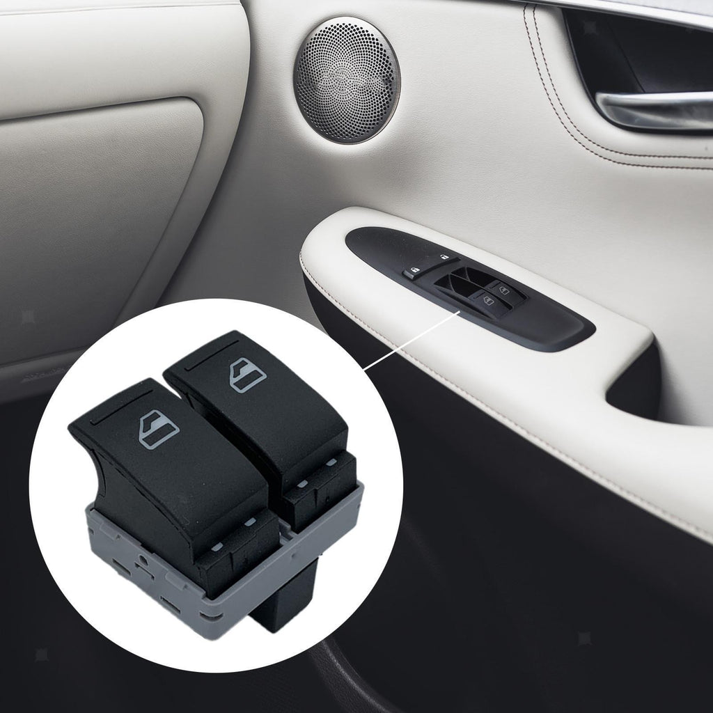 Driver Side Electric Door Window Double Switch Replacement 7E0959855A for