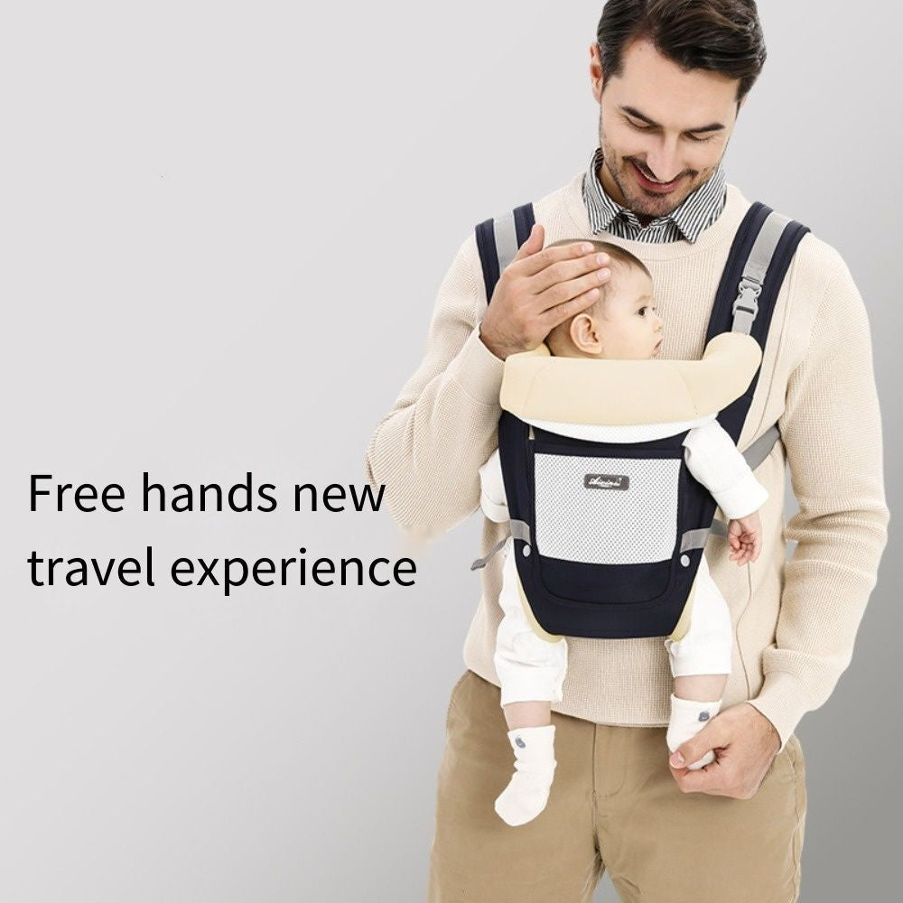 Ergonomic Baby Carrier Backpack Adjustable Head Support Baby Hipseat Carrier