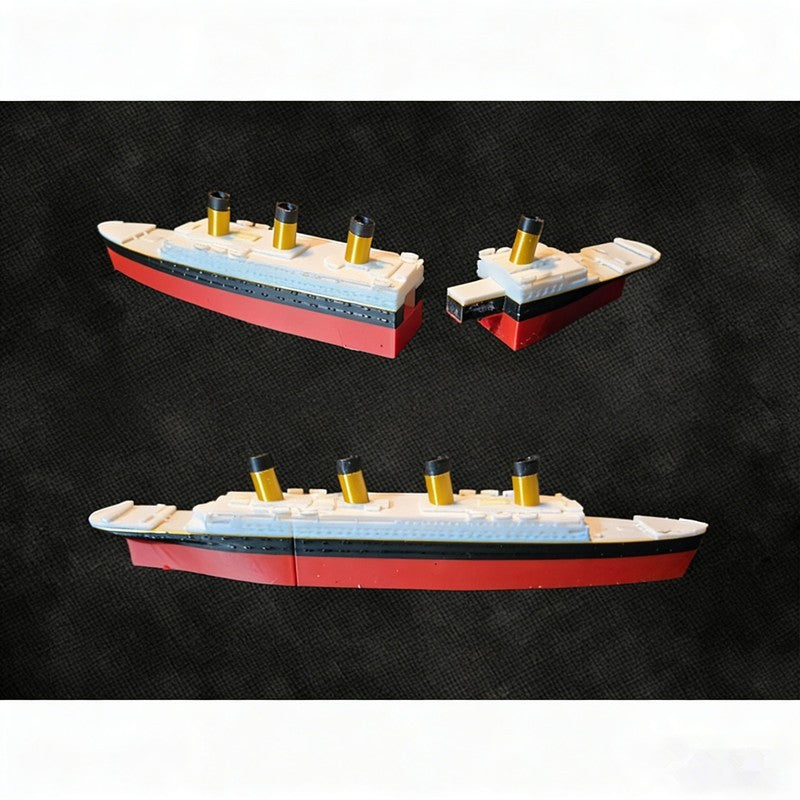 New Split In Half Titanic Bath Boat And Pool Toy, Break In Half RMS Titanic Toys