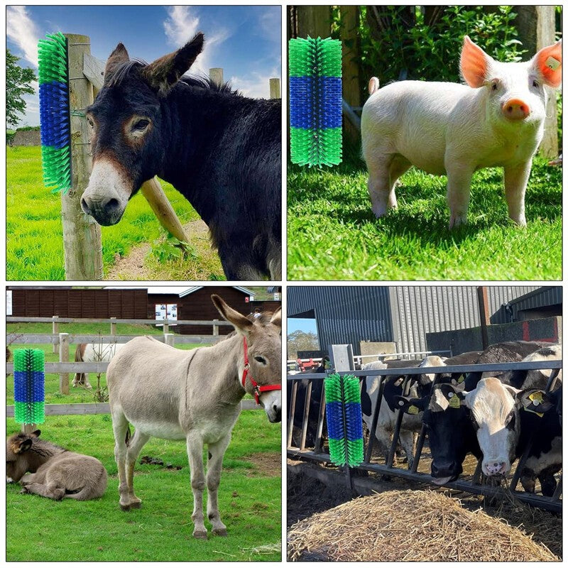 Livestock Scratch Brush Anti-itch Scratcher for Goat Cattle Cow Sheep Horse