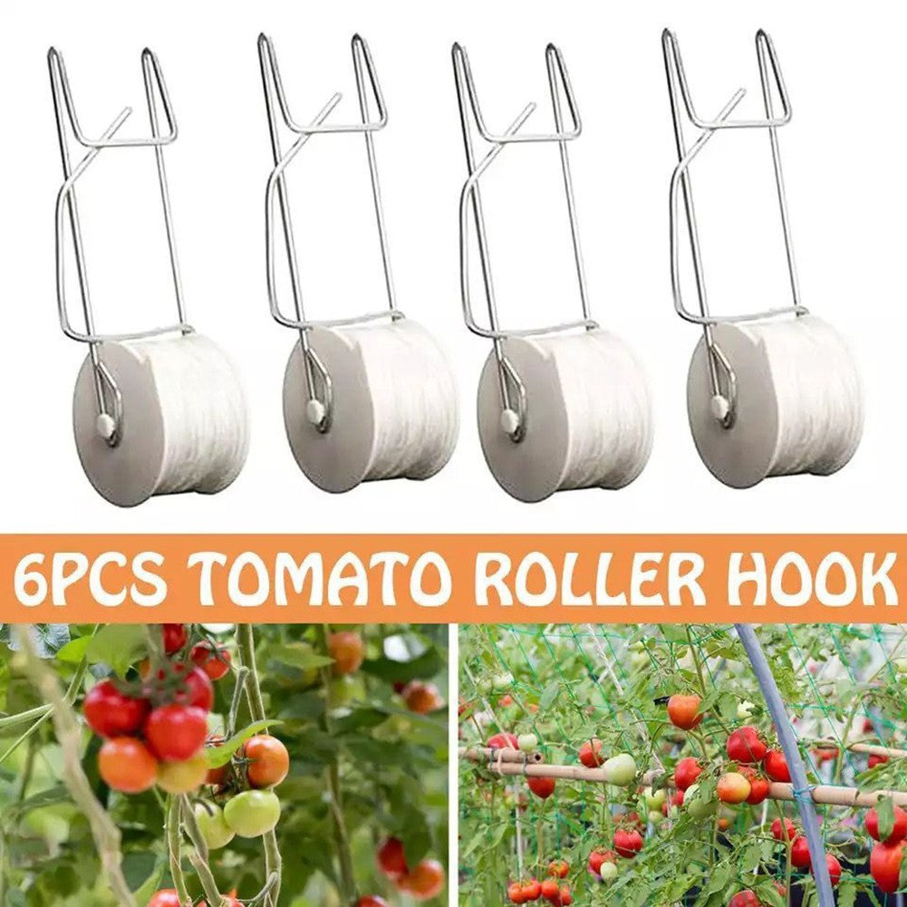 Metal Tomato Roller Hook for Multi Purpose Climbing Plant Support 1/6/10