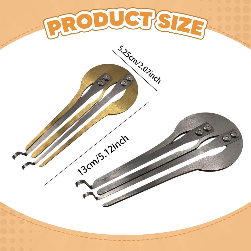 1 piece Portable Jaw Harp Double Tone Metal Ethnic Folk Instrument for Beginners